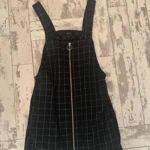 Forever 21 jumper dress plaid